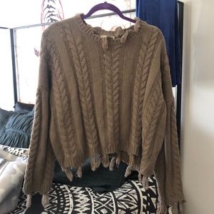 Brown sweater